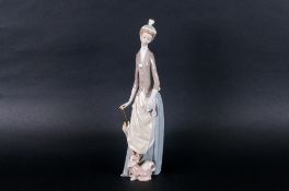 Lladro Figure ' Woman ' Model Num.4761. Issued 1971. Height 13.75 Inches. Mint Condition.