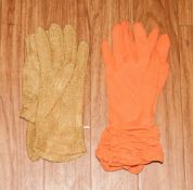 2 Pairs Of Ladies Evening Gloves