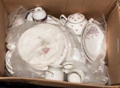 Large Quantity Of Part Tea And Dinner Sets Over 100 Pieces Comprising Hammersley Princess House,