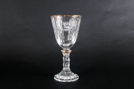 Rosenthal Judacia Collection Glass Kiddush Cup.