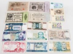 Collection Of Swedish & German Banknotes