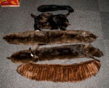 Collection Of Fur Items Including tippets, ties, stoles etc.