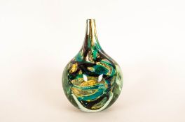 Murano Coloured Art Glass Speciman Vase, Height 6 Inches