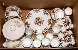 Mixed Lot Of Part Tea Sets, Comprising Royal Albert, Wedgwood, Colcolough etc