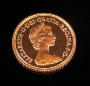 Queen Elizabeth II - Proof Full 22ct Gold Sovereign. Dated 1980. Uncirculated / Mint Condition.