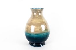 William Moorcroft Signed - Art Pottery Ovoid Shaped Lustre Vase. c.1930's. Canadian Market. Signed