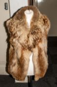 Ladies Fox Fur Gillet, fully lined with slit pockets