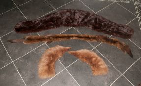 Collection Of Fur Items Including Tippets, Collars etc