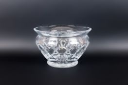 Waterford - Fine Quality Cut Crystal Large Bowl ' Marquis ' Pattern. Mint Condition. 6.5 Inches