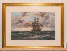 Mantague Dawson 1895-1973 Limited Edition Gouttelette Premium Giclee Colour Print On Paper Titled '