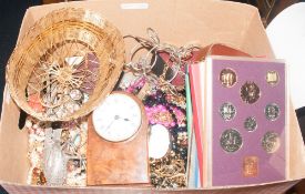 Quantity Of Costume Jewellery, Earrings, Necklaces, Brooches etc Some Named + Oddments And