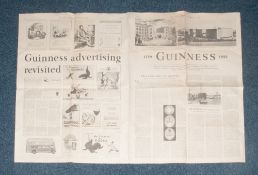 1959 Guinness Collectable Supplement To The Times Newspaper.