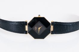 Rotary - Electro and Ultra Slim Gold Plated Quartz and Stylish Gents Octagonal Shaped Wrist Watch.