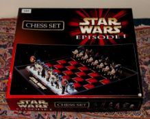 Star Wars Chess Set boxed and complete.