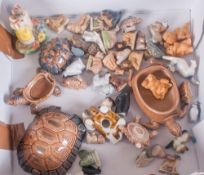 Collection Of Various Wade Whimsies & Trinket Pot