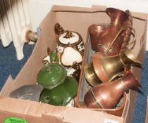 Box Of Miscellaneous Metalware