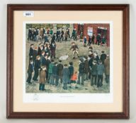 Tom Dodson Pencil Signed Limited Edition Colour Print, Titled 'Will They Win The Cup' signed by