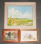 Three Assorted Signed Oil Paintings, various sizes and subjects.