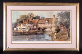E.R Sturgeon 1920-1999 Artist Signed In Pencil Limited & Numbered Edition Colour Print, 'Cottage