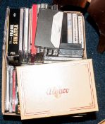 Box Containing A Mixed Lot Of Music CD's And Film DVD's