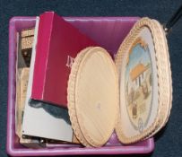Mixed Box To Include A Jewellery/Vanity Case, 2 Waddingtons Jigsaws In Cartons, Enid Blyton An