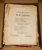 Collection of Old Sheet Music comprising classical, 1920/1930's music etc