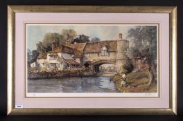 E.R Sturgeon 1920-1999 Artist Signed In Pencil Limited & Numbered Edition Colour Print, 'Cottage