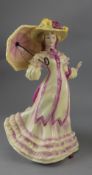 Royal Doulton Figurine ' Springtime ' HN3477. Designer V. Annand. Issued 1993-1996. Height 8 Inches.