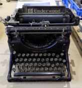 Early 20thC Underwood Standard Typewriter,