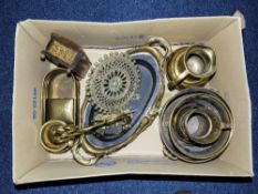 Collection of Brass Items including tankards, planters, ornaments,