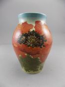 Dennis China Works Hand Painted Lustre Coloured Floral Vase. Full Marks to Underside of Vase. 5.