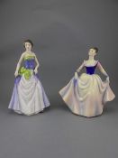 Royal Doulton Hand Painted Figurines ( 2 ) In Total. 1/ Figure of The Year 1997 Only.