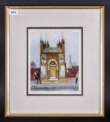 Harold Riley Pupil Of Lowry Pencil Signed By The Artist Limited & Numbered Edition Colour Print,