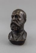 Victorian - Late 19th Century Very Fine Bronze Miniature Bust of The Future King of England -