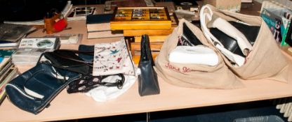 Box Containing A Quantity Of Ladies Handbags