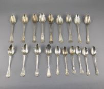 A Collection of Antique Swedish Silver Spoon. (19) in total.
