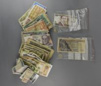 Bag Containing Large Quantity of Foreign Bank Notes.