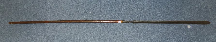 Steel Spear With Wooden Handle, Length 77 Inches,