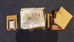 Mixed Lot Of Framed Pictures And Loose Prints, Picture Frames Etc.
