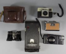 Assorted Cameras including Kodak Brownie, Kodak Instamatic, Ilford Sporti,