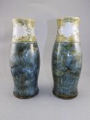 Pair Of Late 19thC Doulton Lambeth Art N