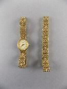 A Rotary Ladies Gold Plated Wrist Watch