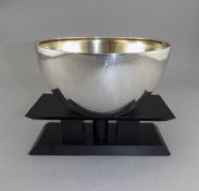 Antique Swedish Silver Bowl of Plain Form. Swedish Hallmark for 1912, Makers Mark G A B. 2.75 Inches