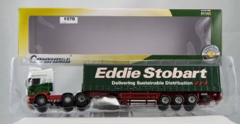 Hongwell Cararama - Ltd Edition 1.50 Diecast Model - Eddie Stobart Truck / Trailer.