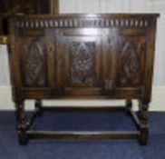 Mid 20thC Mahogany Bureau Fall Front with Fitted Interior Above 4 Long Graduating Drawers Raised