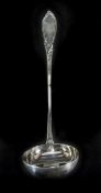 Polish - Large Silver Ladle. c.1920's. Silver Marks for Warsaw, Silver Purity 800.