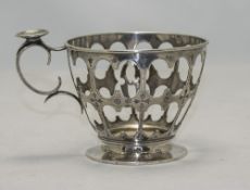 Russian Silver Tea Glass Holder, Looks To Be The Mark Of August Vendt, Assay Mark Viktor Savinski,