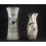 Burleigh Ware 1950's Rare Pattern Vase.