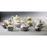 Franklin Mint - Good Collection of Porcelain Teapots, Mostly For The Victoria and Albert Museum.