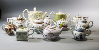 Franklin Mint - Good Collection of Porcelain Teapots, Mostly For The Victoria and Albert Museum.